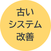 古いシステム改善